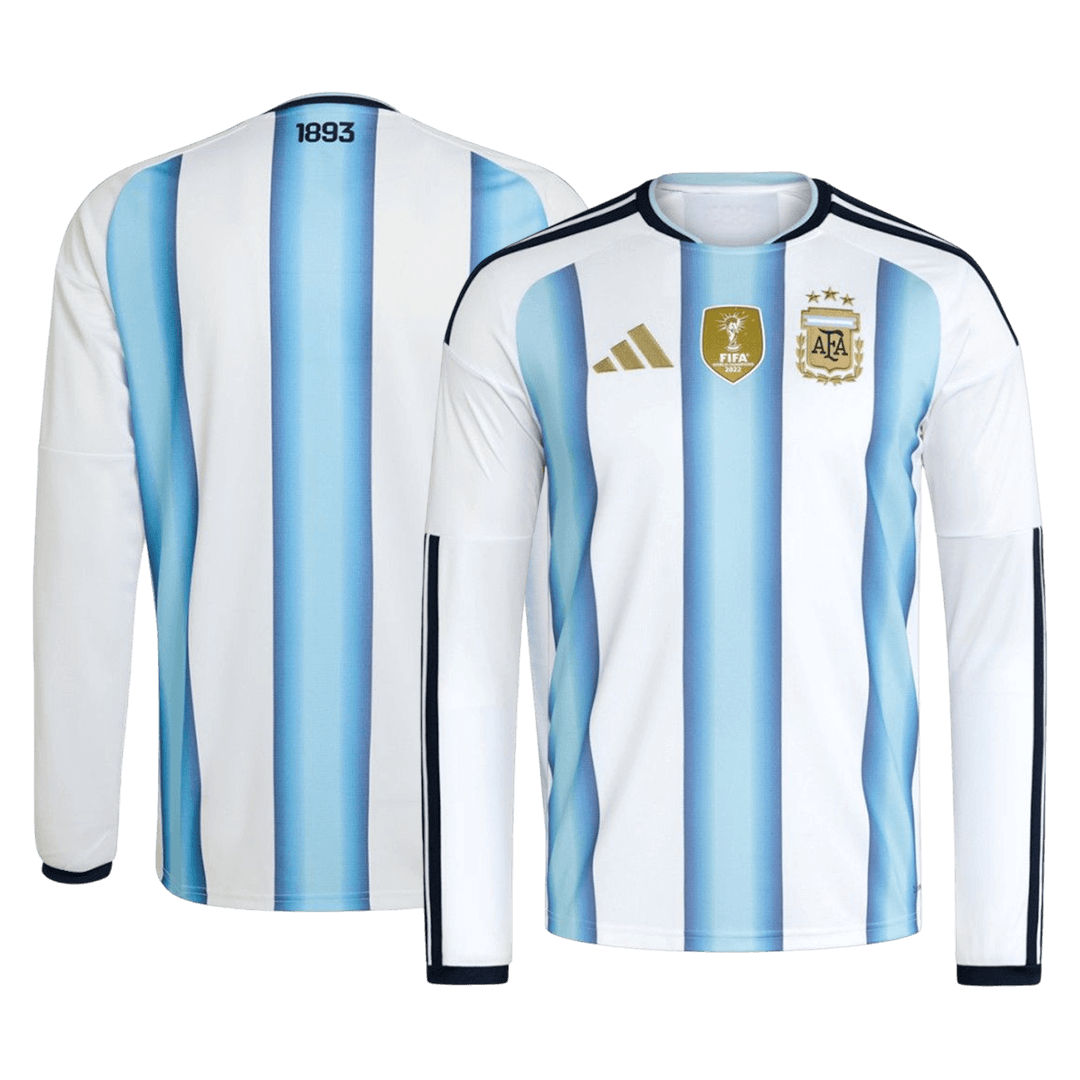 Manga Larga Argentina 2026 Primera Equipación Copa del Mundo - Versión Hincha