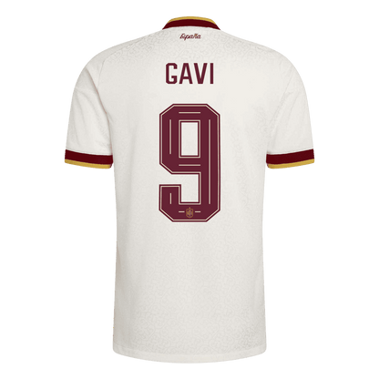 Camiseta Auténtica GAVI #9 Spain 2026 Segunda Equipación Copa del Mundo -Versión Jugador