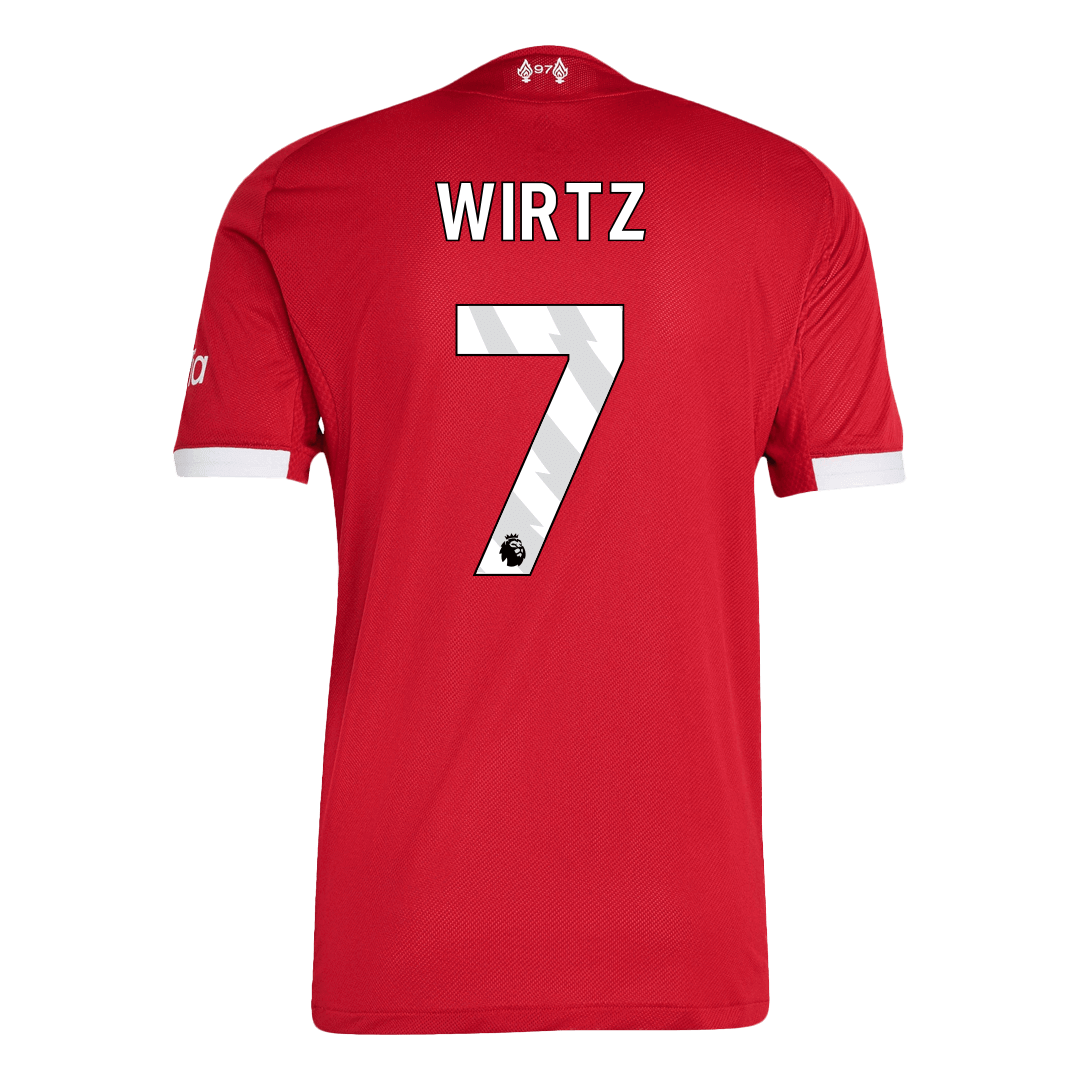 Camiseta Auténtica Wirtz #7 Liverpool 2025/26 Primera Equipación - Versión Jugador