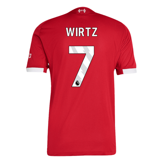 Camiseta Auténtica Wirtz #7 Liverpool 2025/26 Primera Equipación - Versión Jugador