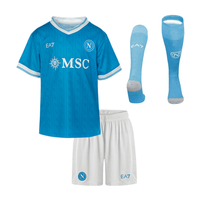 Conjunto Infantil Completo Napoli 2025/26 Primera Equipación