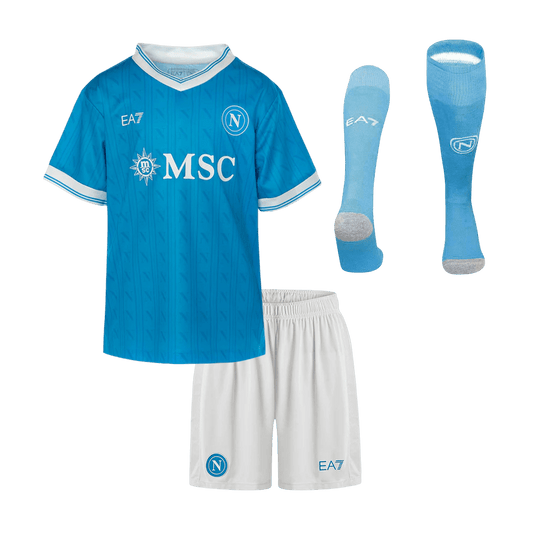 Conjunto Infantil Completo Napoli 2025/26 Primera Equipación