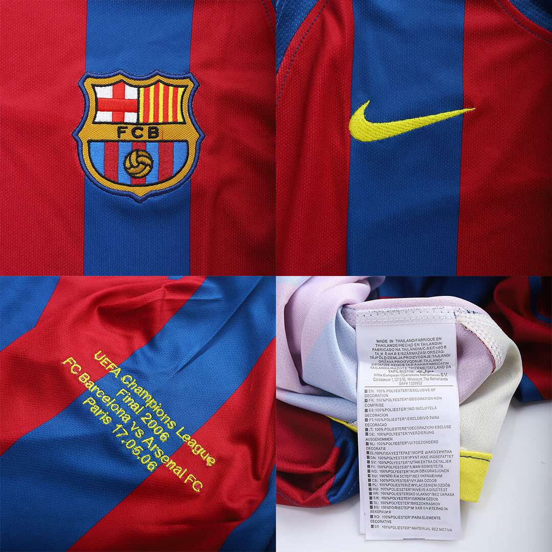 UCL Camiseta Retro 2005/06 Messi #30 Barcelona Primera Equipación - Vista 8
