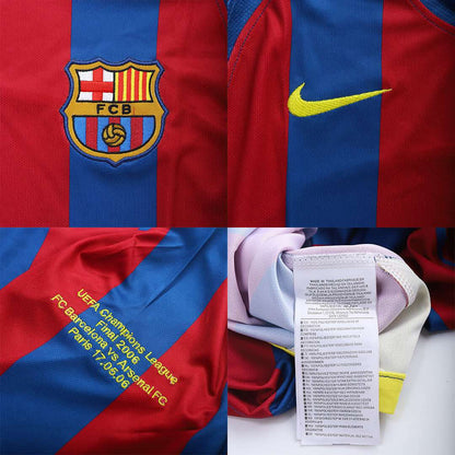UCL Camiseta Retro 2005/06 Messi #30 Barcelona Primera Equipación - Vista 8