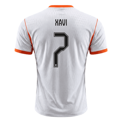 Camiseta Auténtica Xavi #7 Países Bajos 2026 Segunda Equipación Copa del Mundo - Versión Jugador - Vista 7