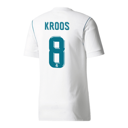 Camiseta Retro 2017/18 Kroos #8 Real Madrid Primera Equipación