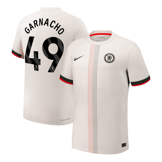 Camiseta Auténtica Garnacho #49 Chelsea 2025/26 Segunda Equipación - Versión Jugador