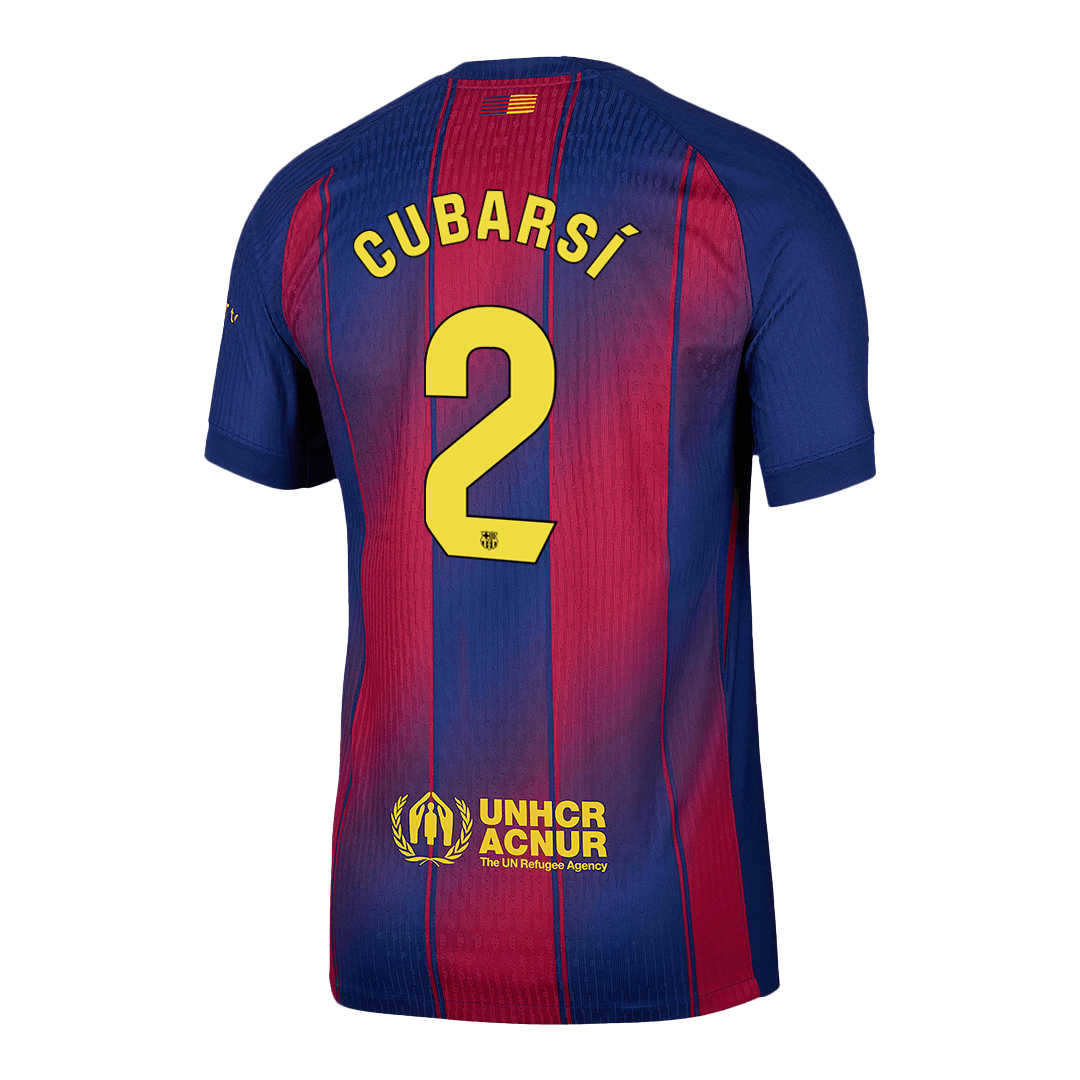 Camiseta Auténtica Cubarsí #2 Barcelona 2025/26 Primera Equipación - Versión Jugador - imagen 13