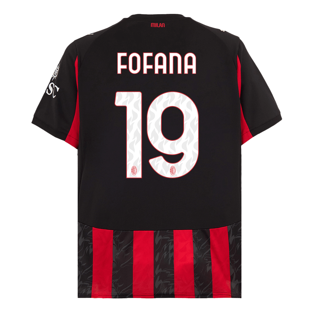 Camiseta Fofana #19 AC Milan 2025/26 Primera Equipación - Versión Hincha (Calidad Premium) - imagen 11