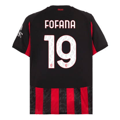Camiseta Fofana #19 AC Milan 2025/26 Primera Equipación - Versión Hincha (Calidad Premium) - imagen 11