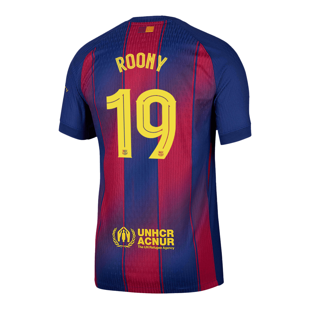 UCL Camiseta Auténtica Roony #19 Barcelona 2025/26 Primera Equipación - Versión Jugador - imagen 13