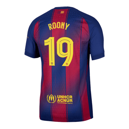 UCL Camiseta Auténtica Roony #19 Barcelona 2025/26 Primera Equipación - Versión Jugador - imagen 13