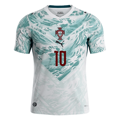 Camiseta Bernardo #10 Portugal 2026 Segunda Equipación Copa del Mundo - Versión Hincha