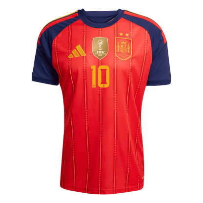 Camiseta OLMO #10 Spain 2026 Primera Equipación Copa del Mundo - Versión Hincha