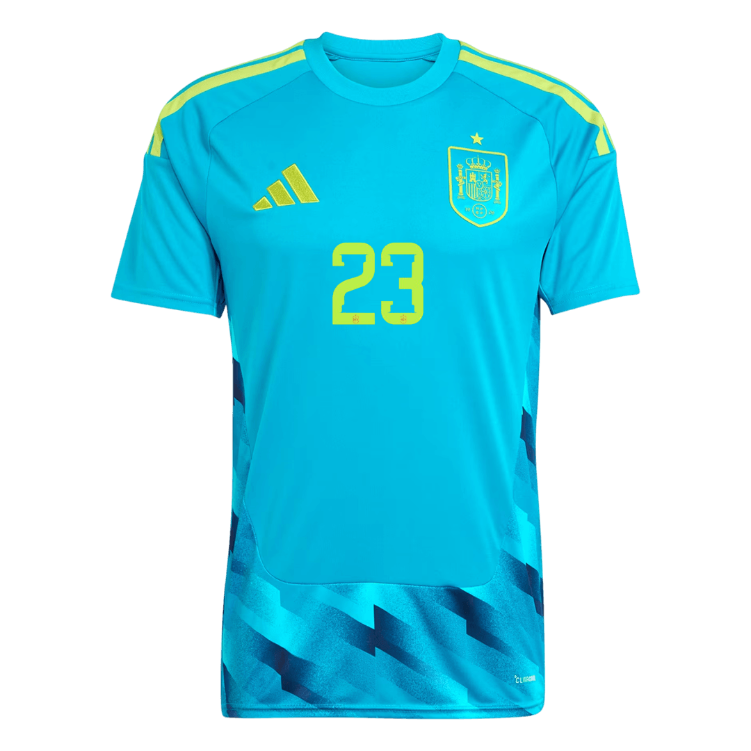 Camiseta UNAI SIMÓN #23 Spain 2026 Portero Copa del Mundo - Versión Hincha
