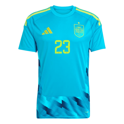 Camiseta UNAI SIMÓN #23 Spain 2026 Portero Copa del Mundo - Versión Hincha