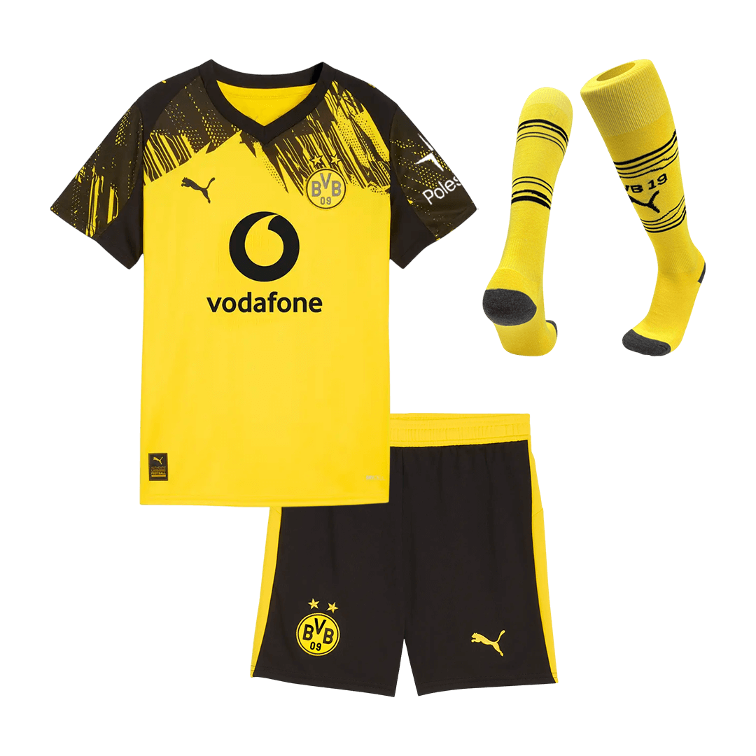 Conjunto Infantil Completo Borussia Dortmund 2025/26 Primera Equipación