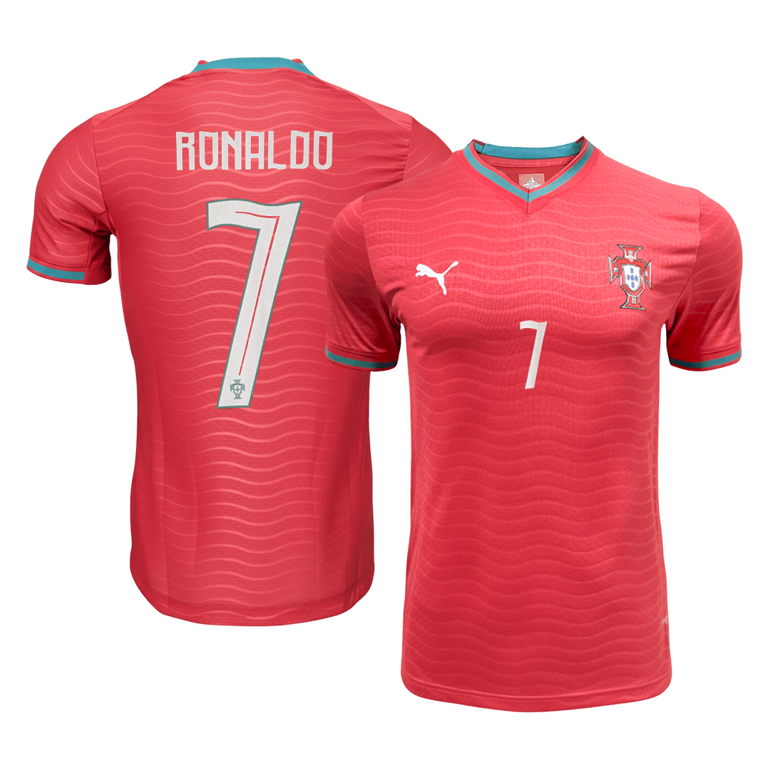 Camiseta Auténtica Ronaldo #7 Portugal 2026 Primera Equipación Copa del Mundo - Versión Jugador