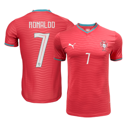 Camiseta Auténtica Ronaldo #7 Portugal 2026 Primera Equipación Copa del Mundo - Versión Jugador