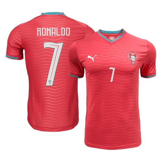 Camiseta Auténtica Ronaldo #7 Portugal 2026 Primera Equipación Copa del Mundo - Versión Jugador