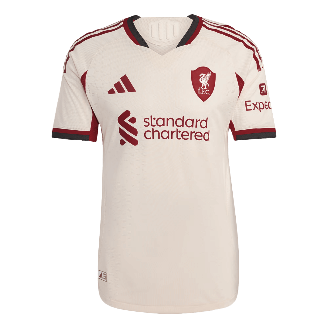 Camiseta Auténtica Szoboszlai #8 Liverpool 2025/26 Segunda Equipación - Versión Jugador - imagen 11