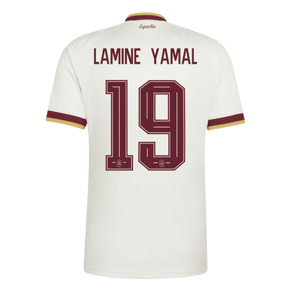Camiseta LAMINE YAMAL #19 Spain 2026 Segunda Equipación Copa del Mundo - Versión Hincha