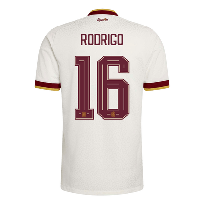 Camiseta Auténtica Rodrigo #16 España 2026 Segunda Equipación Copa del Mundo - Versión Jugador - Vista 9