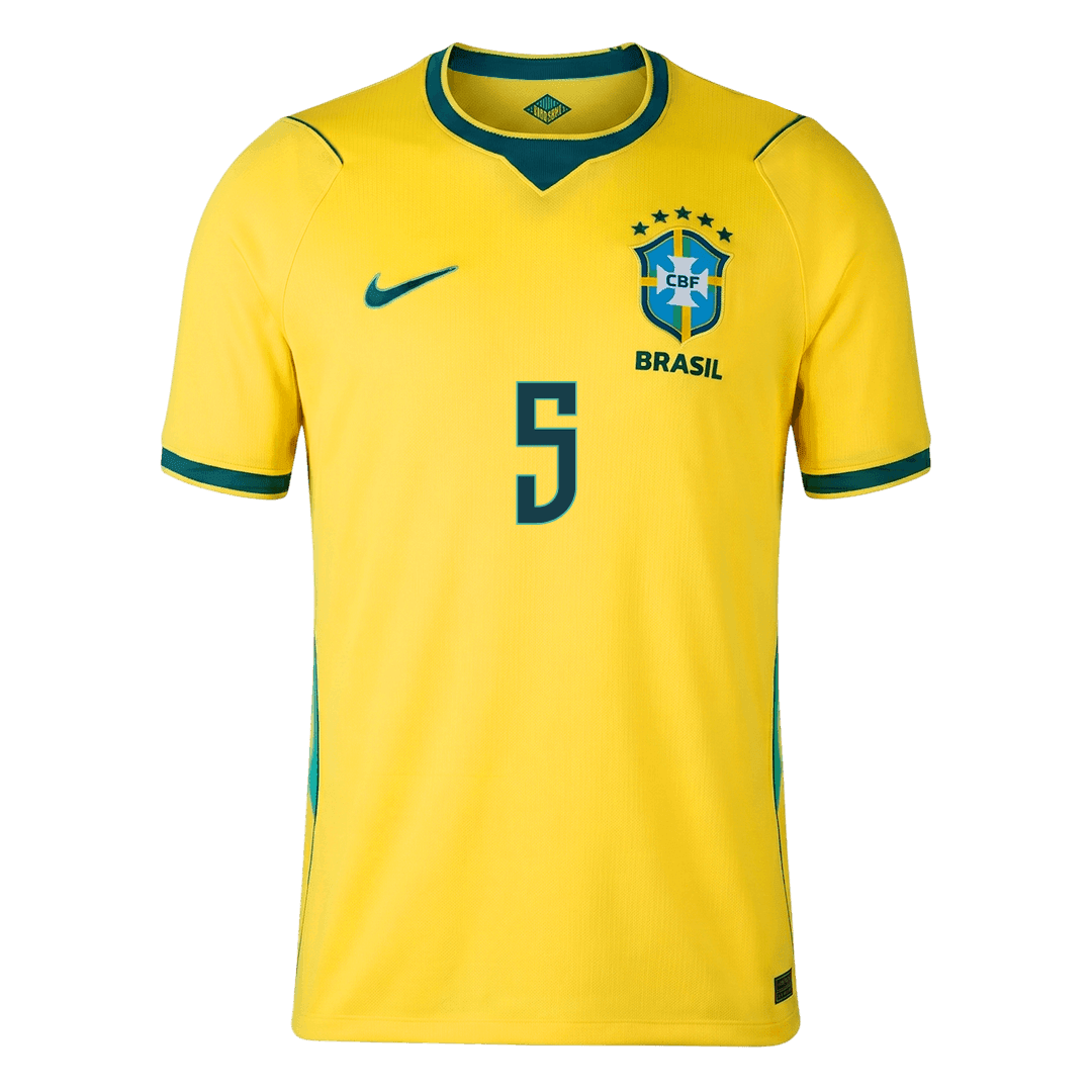 Camiseta Casemiro #5 Brasil 2026 Primera Equipación Copa del Mundo - Versión Hincha - Vista 5