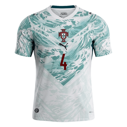 Camiseta Rúben Dias #4 Portugal 2026 Segunda Equipación Copa del Mundo - Versión Hincha