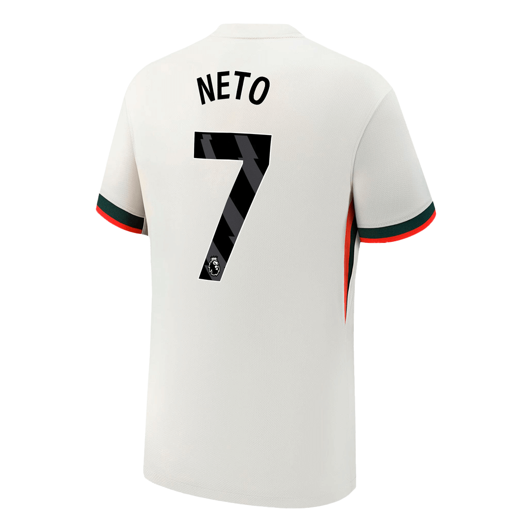 Camiseta Neto #7 Chelsea 2025/26 Segunda Equipación - Versión Hincha - Vista 8