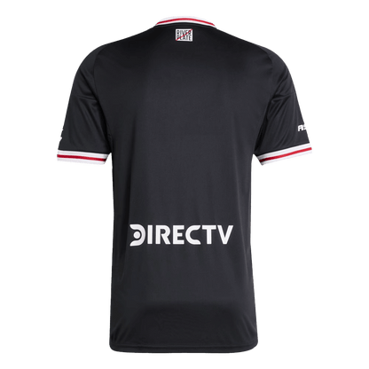 Camiseta de fútbol River Plate 25/26 visitante roja y negra - Vista 2