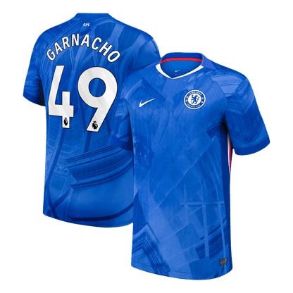 Camiseta Garnacho #49 Chelsea 2025/26 Primera Equipación - Versión Hincha (Calidad Premium)