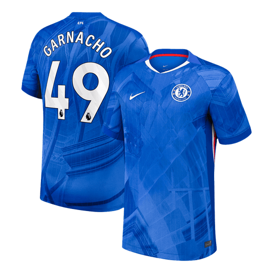Camiseta Garnacho #49 Chelsea 2025/26 Primera Equipación - Versión Hincha (Calidad Premium)
