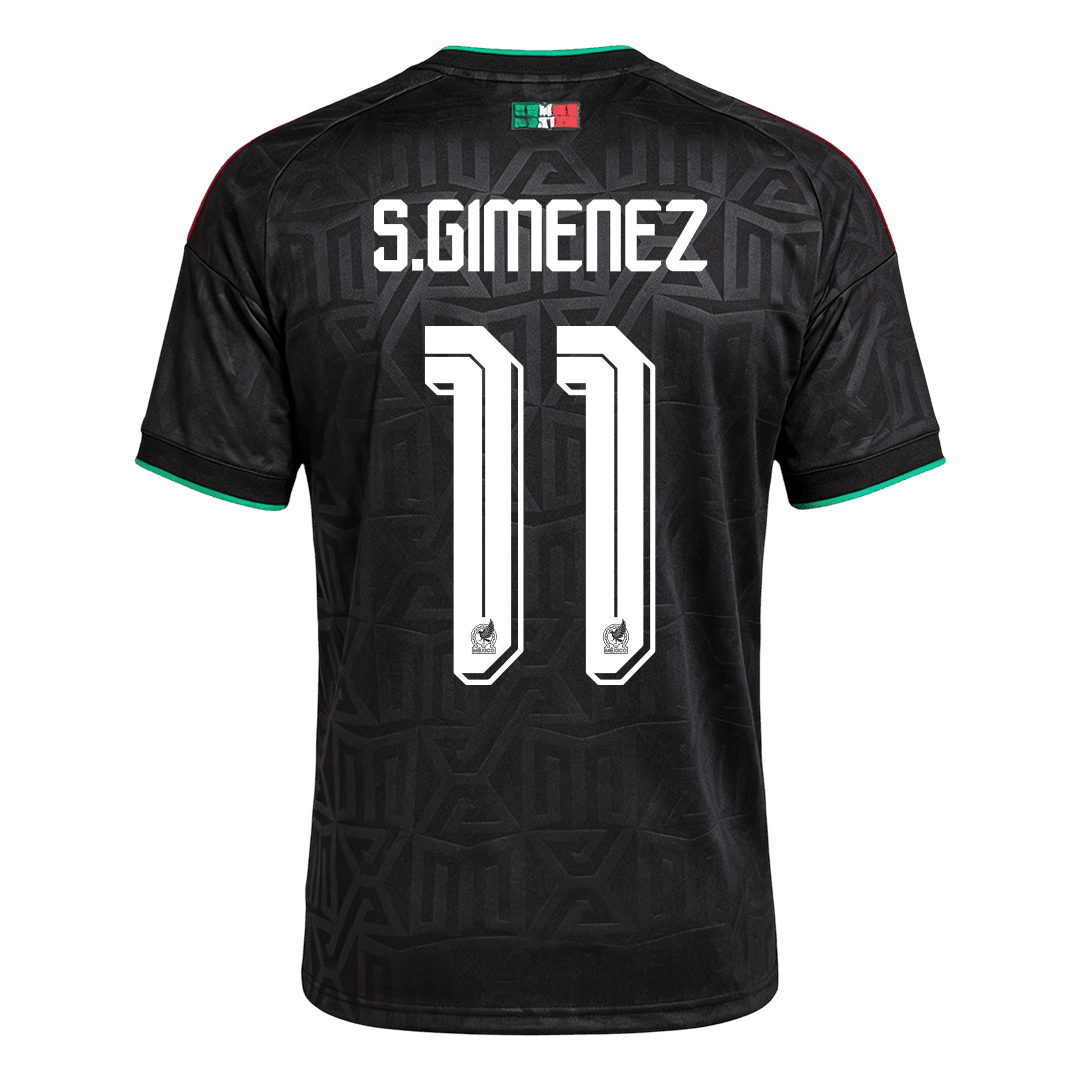 Camiseta S. Giménez #11 México 2026 Tercera Equipación Copa del Mundo - Versión Hincha - Vista 2