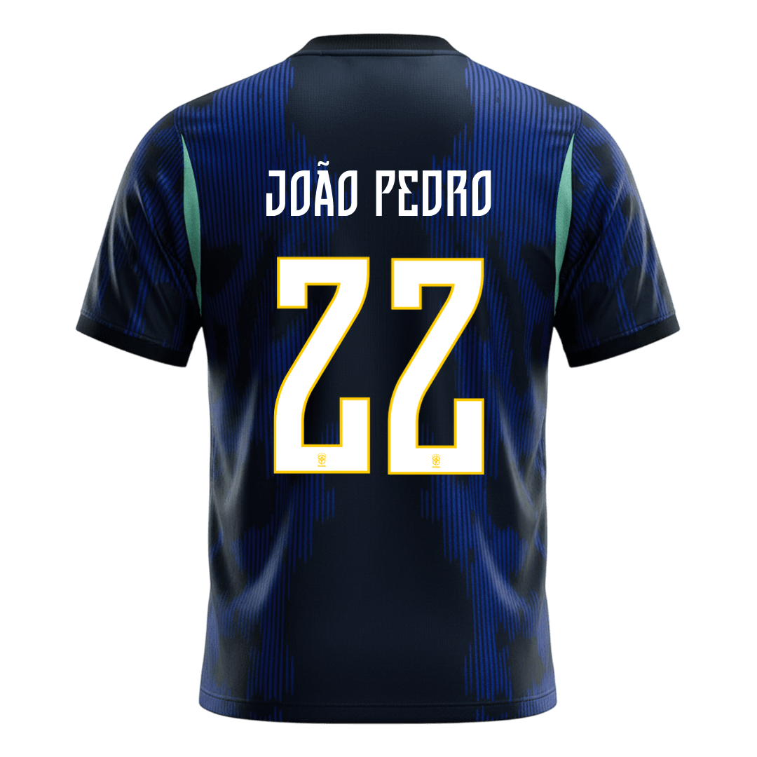 Camiseta João Pedro #22 Brasil 2026 Segunda Equipación Copa del Mundo - Versión Hincha - Vista 8