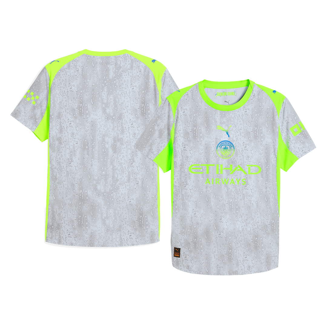 Camiseta Auténtica Manchester City 2025/26 Tercera Equipación - Versión Jugador