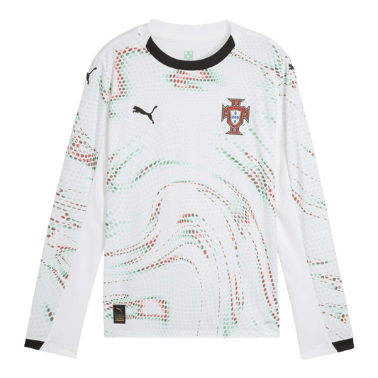Camiseta Manga Larga Portugal 2025 Segunda Equipación Hombre - Versión Hincha