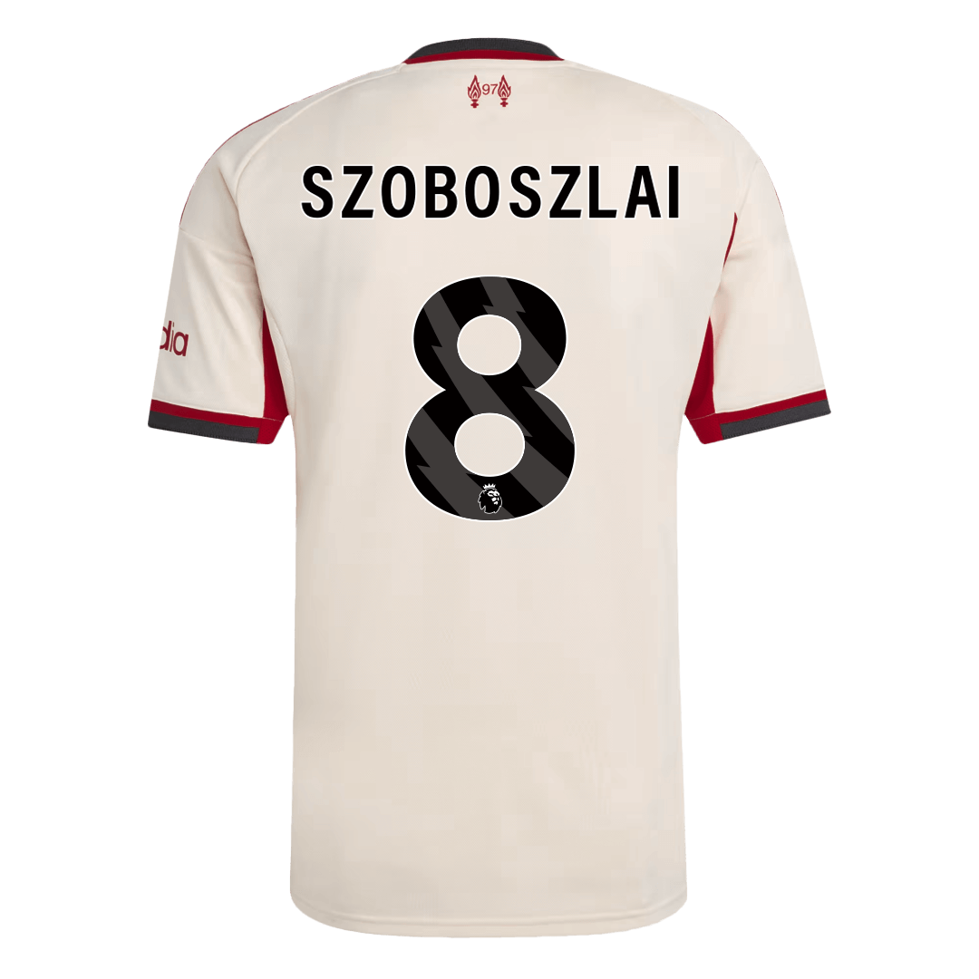 Camiseta Szoboszlai #8 Liverpool 2025/26 Segunda Equipación - Versión Hincha - Vista 8