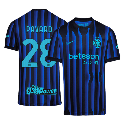 Camiseta Pavard #28 Inter Milan 2025/26 Primera Equipación - Versión Hincha
