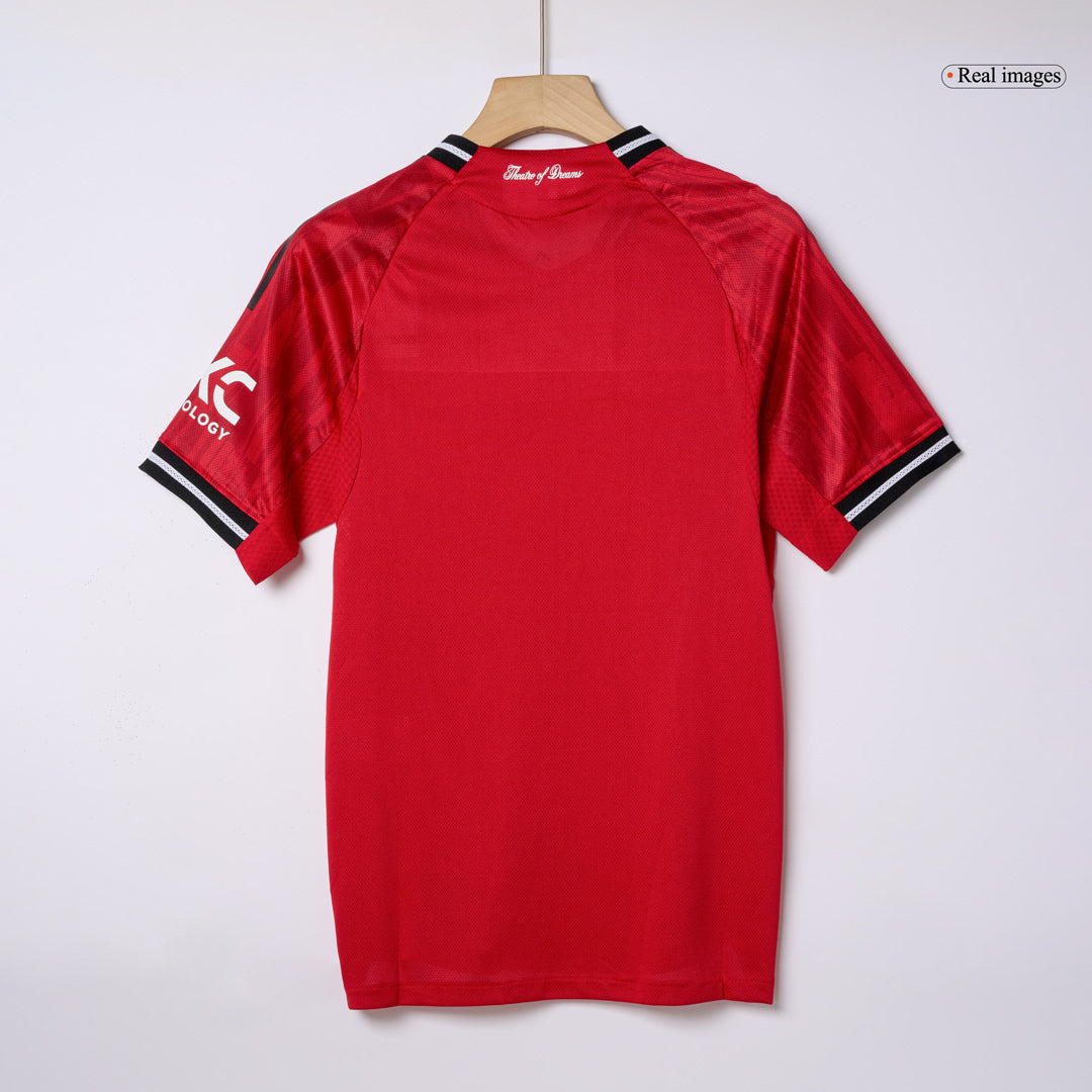 Camiseta Auténtica B. Fernandes #8 Manchester United 2025/26 Primera Equipación - Versión Jugador - Vista 8