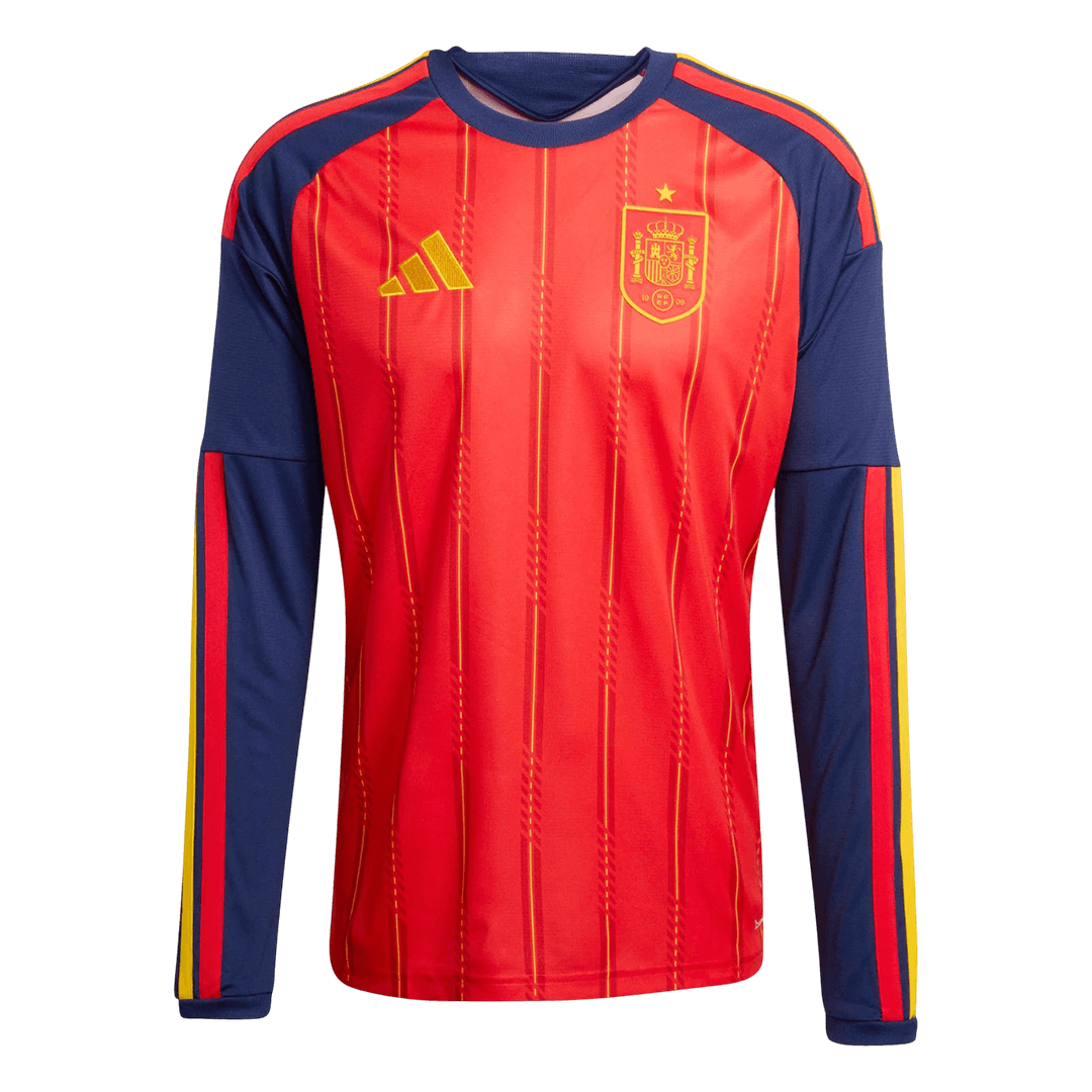 Manga Larga España 2026 Primera Equipación Copa del Mundo - Versión Hincha