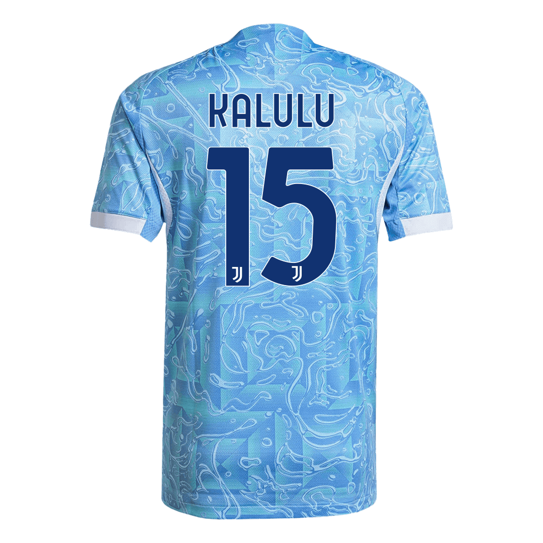 Camiseta Auténtica Kalulu #15 Juventus 2025/26 Segunda Equipación - Versión Jugador - Vista 6