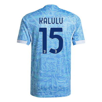 Camiseta Auténtica Kalulu #15 Juventus 2025/26 Segunda Equipación - Versión Jugador - Vista 6