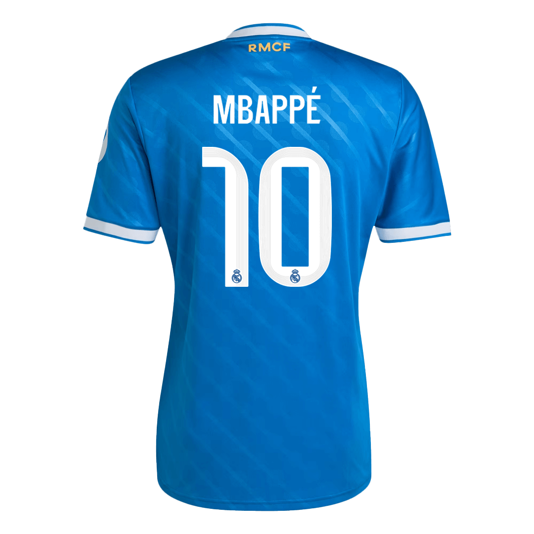 Camiseta Mbappé #10 Real Madrid 2025/26 Tercera Equipación - Versión Hincha