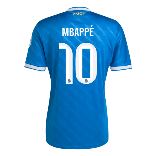 Camiseta Mbappé #10 Real Madrid 2025/26 Tercera Equipación - Versión Hincha