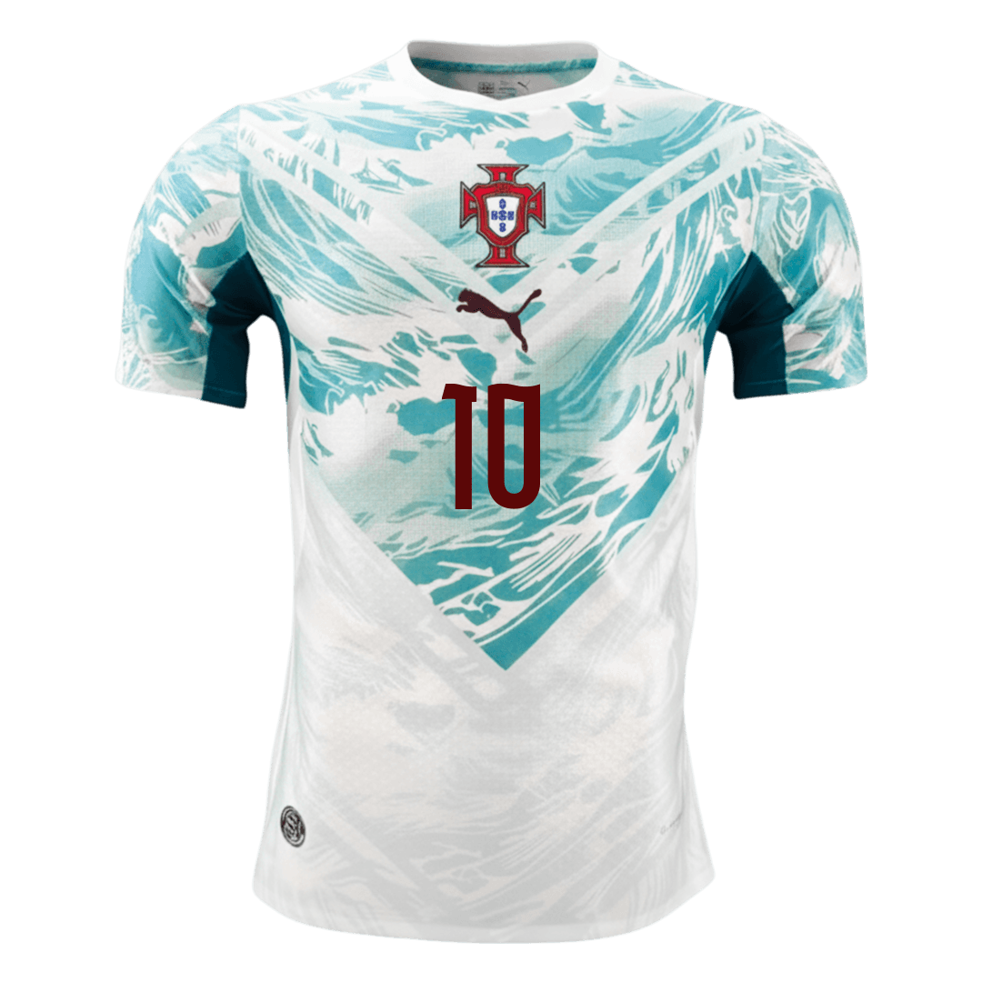 Camiseta Auténtica Bernardo #10 Portugal 2026 Segunda Equipación Copa del Mundo - Versión Jugador - Vista 7