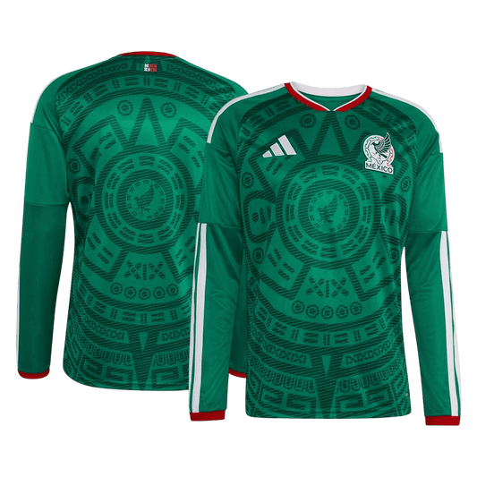 Manga Larga México 2026 Primera Equipación Copa del Mundo - Versión Hincha