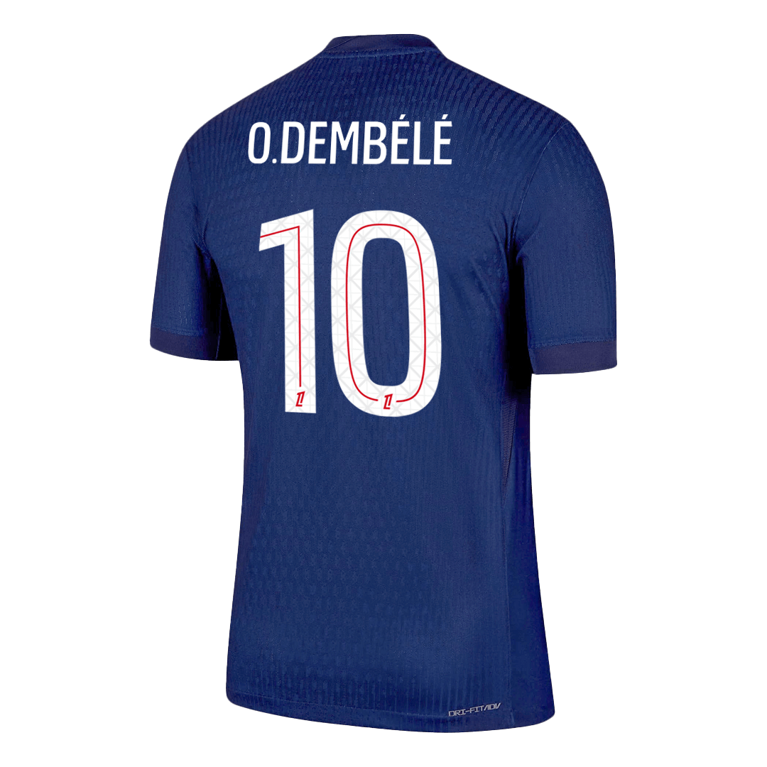 Camiseta Auténtica O. Dembélé #10 PSG 2025/26 Primera Equipación - Versión Jugador - Vista 8
