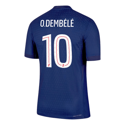 Camiseta Auténtica O. Dembélé #10 PSG 2025/26 Primera Equipación - Versión Jugador - Vista 8