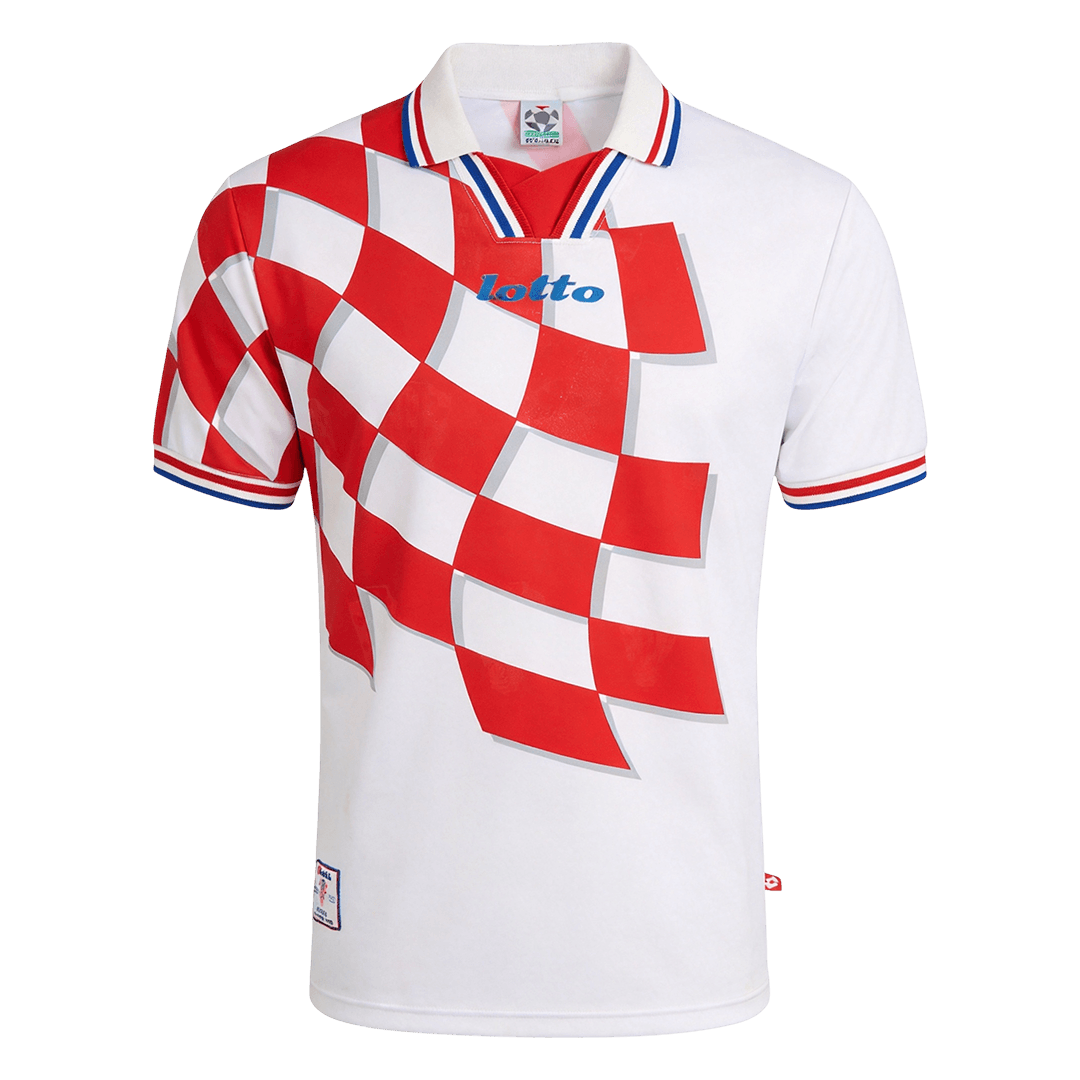 Retro 1998 Croacia Primera Equipación Copa del Mundo
